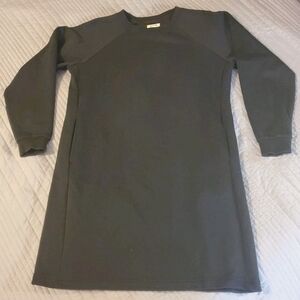 Pact Black Crew Neck Sweatshirt